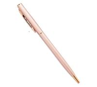 INFRI 50 Pcs Metal Ballpoint Pen Rose Gold Pen Custom Logo Stationery Business Gift Lettering Engraved Name School&office Supplies(Rose-Rose,Black)