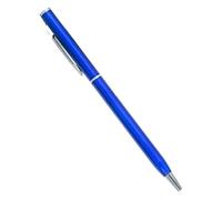 INFRI 50 Pcs Metal Ballpoint Pen Rose Gold Pen Custom Logo Stationery Business Gift Lettering Engraved Name School&office Supplies(Dark Blue,Blue)
