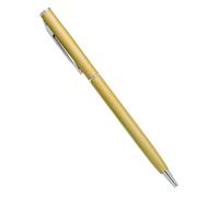 INFRI 50 Pcs Metal Ballpoint Pen Rose Gold Pen Custom Logo Stationery Business Gift Lettering Engraved Name School&office Supplies(Golden,Black)