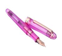 INFRI Original Platinum 3776 NICE Series PNB-20000R Lavender Rose 14K Gold Cute School Supplies Women's Gift Transparent Fountain(Pink,M 0.5MM)