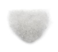 INFTOYCO Fake Private Hair Invisible Realistic Biniki Body Hair Handmade Full Lace Fake Breast Hair Mustache for Men Women (White)