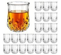 INFTYLE Shot Glasses Set of 24-1.5oz Small Mini Shot Glasses Classic Whisky Vodka Tequila Sherry Brandy Cordial Mini Snifters Glasses For Parties Bars