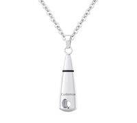 InfuMemo Urn Necklace Pendant Teardrop Cremation Jewelry for Ashes Memorial Keepsake for Women Men with Mini Keepsake Urn Memorial Ashes Jewelry