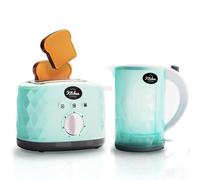 infunbebe Kids Toy Play Kitchen Super Chef My First Kettle & Toaster With Light & Sounds
