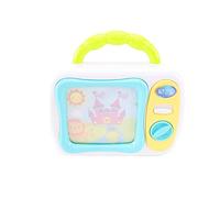 Infunbebe My First TV Set Baby Toy | Wind Up Television with Colourful Animal and Safari Scenes | Toddler Toys | Age 6 Months +