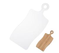 INFUNLY 2 Pcs Wave Edges Acrylic Router Template 38x18 cm Clear Charcuterie Board Template Curvy Tracing Cut Guide Tools for Kitchen Handle Cutting Board for DIY Woodworking 5 MM Thick