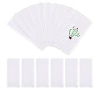 INFUNLY 20pcs 24.5x12.5 cm/9.65x4.92Inch DIY Cross Stitch Bookmarks Blank Embroidery Book Marks White Cross Stitch Fabric for Needlework Aida Cloth Bookmarks DIY Art Crafts Sewing Projects Reader Gift