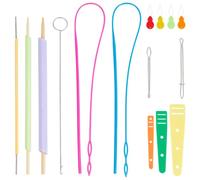 INFUNLY 21pcs Quick Turn Fabric Set - Multifunctional Sewing Tools for Drawstring Threading & Fashion Designers DIY Knitting Gift