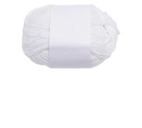 INFUNLY 3 Roll Glow in The Dark Yarn White Luminous Crochet Yarn 88 Yards Polyester Crafts Floss for DIY Arts Crafts 4MM Reflective Yarns for Winter Christmas Knitting Gift Crocheting Supplies