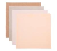 INFUNLY 4Pcs Doll Making Fabric Plush Skin Fabric 20x20 Inch Blush Polyester Doll Cloth Lightweight Soft Flesh Body Fabrics for DIY Dolls Body Handmade Cloth Puppet Crafts