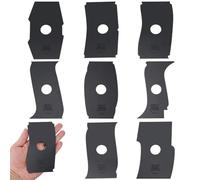 INFUNLY 8Pcs Acrylic Pottery Wheel Rib Tool 4.72 Inches Pottery Foot Shaper Trimming Tools Plastics Ceramic Supplies Kit for Carving Molding Clay for Family DIY Ceramics Supplies