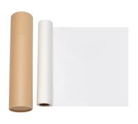 INFUNLY Kraft Paper Rolls 25.15yd×12" Teabag Paper Roll White Wrapping Paper Sheets Wet Strength Tissue Paper for Art Collage Packing Tissue for Painting Collage Origami Printmaking