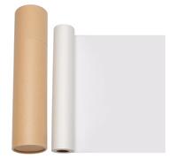 INFUNLY Kraft Paper Rolls 50.3yd×12.2“ Teabag Paper Roll White Wrapping Paper Sheets Wet Strength Tissue Paper for Art Collage Packing Tissue for Painting Collage Origami Printmaking