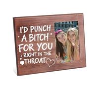 INFUNLY Punch for You Friendship Memorial Frame 10x7.7 Playful Friendship Keepsake Frame Friendship Sympathy Frames with Stand Funny Besties Picture Frames for Bedroom Soulmate Gift