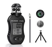 INFURIDER Digital Anemometer Handheld,Wind Speed Meter Gauge for Wind Velocity Air Speed,Wind Direction Meter with Compass + Small Tripod for HVAC Drone Outdoor Activities【Upgraded Anemometer】