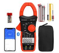 INFURIDER Wireless Multimeter,1000A AC/DC Current Clamp Meter, TRMS 4000 Counts Auto Range Ammeter, Bluetooth Clamps Multimeter Measures Voltage, Capacitance, Ohm, Temperature