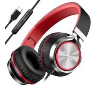 INFURTURE USB C Headphones Wired Over-Ear Headphone with Microphone