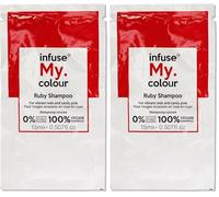 Infuse My Colour Ruby Shampoo for Unisex 15 ml (Pack of 2)