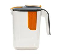 Infused Beverage Jug - Oversized Water Glass, Sturdy Kettle | Large Capacity Infuser Bottle with Lid for Preparing Iced Tea, Fruit Mixing Moisture, Hot Brewing Food