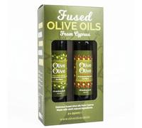Infused Olive Oil Gift Pack 2 x 250ml by OliveOlive - 1st Cold Pressed with Locally Grown Ingredients from Cyprus - Hand Picked Olives - High Polyphenols - Extra Virgin (Chilli & Oregano)