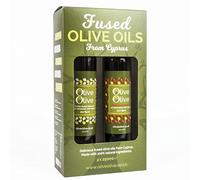 Infused Olive Oil Gift Pack 2 x 250ml (Chilli & Garlic) Extra Virgin by OliveOlive - First Cold Pressed Olive Oil from Cyprus - Hand Picked Olives - All Natural