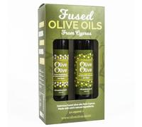 Infused Olive Oil Gift Pack 2 x 250ml (Garlic & Oregano) by OliveOlive - First Cold Pressed Extra Virgin Olive Oil from Cyprus - Hand Picked Olives -
