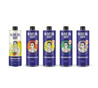 Infused Olive Oil Set, Olive Oil Extra Virgin, Cold Pressed Extra Virgin Olive Oil, Ancient Roots Greek Olive Oil, Early Harvest EVOO 250ml (5 Flavour Infused Oil Set)
