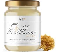 (Infused with Bladderwrack, 300ml) Millie's Moss Organic Caribbean Wildcrafted Sea Moss Gel, Dr Sebi Approved, Vegan Friendly, Made To Order