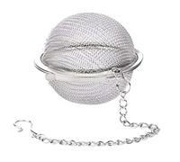 Infuseur Boule à Thé Rotative - Boule À Avec Longue Et Bac | Boule à Acier Longue Chaîne Et Bac | Boul Filtering Stainless Steel | Tamis À Mailles Fines Pour Café Matcha