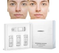 Infusion Micro Facial System,Facial Serum Hyaluronic Acid,Hyaluronic Acid Microneedling Essence for Glowing Skin,Infusion Micro System for Face,Micro Anti-Aging Facial System(3*Serum+Roller)