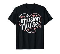Infusion Nurse Heartbeat IV Therapy Nurse Gifts for Women T-Shirt