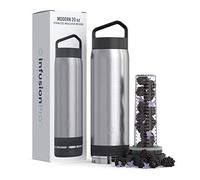 Infusion Pro Fruit Infuser Water Bottle Vacuum Insulated (20 oz) Stainless Steel : Fruit Infusion Recipe eBook : Bottom Loading Water Infuser for More Flavor : Easy Cleaning : Great Gift Water Bottle