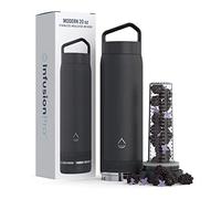 Infusion Pro Fruit Infuser Water Bottle - Vacuum Insulated (20 oz) Stainless Steel : Fruit Infusion Recipe eBook : Bottom Loading for More Flavor : Easy Cleaning : Great Gift