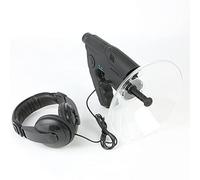 INFYDAY 8X Magnification Parabolic Microphone Monocular Sound Amplifier Spy Gear Listening Devices Long Distance Spying Through Walls Up to 300 FT, for Birds Listening