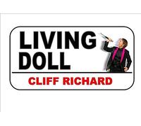 Inga Living Doll Cliff Richard Novelty Reproduction Street Sign Wall Plaque Decoration Props Plaque 8X12 inch