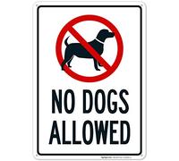 Inga No Dogs Allowed Sign Funny Retro Metal Sign 8x12 inches