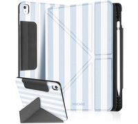 Ingcase for iPad 5th/6th,iPad Pro 9.7 Inch,iPad Air 1st/2nd Case - Trifold & Y Stand for Women Cute Girly Build - in Pencil Holder and Auto Sleep/Wake Cover for Apple Tablet, Stripes