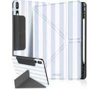 Ingcase for Samsung Galaxy Tab S9/ S9FE/ S10/ S10 FE/S10 Lite Case - Multi-Angle Includes Portrait Stand with Build-in Pencil Holder and Auto Sleep/Wake Cover for Samsung Tablet, Stripes
