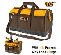 INGCO Tool Bag Max load 20kg 16" Tote-Style with Strap
