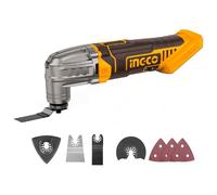 INGCO 20V Cordless Multi-Tool (Body Only) Oscillating Multitool 5000-20000RPM with 8Pcs Accessory Kit for Sanding, Sawing, Cutting CMLI2022
