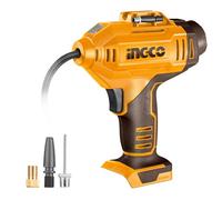 Ingco 20V Lithium-Ion Auto Air Compressor Cordless Portable Tyre Inflator (Body Only) 150PSI Max Pressure. Perfect for Cars, Motorcycles, Bicycles, and Balls CACLI2018E