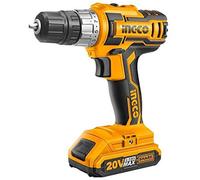 Ingco 20V Lithium-Ion Cordless Drill With Charger And One Battery