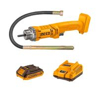 INGCO 20V Lithium-Ion Handheld Concrete Vibrator 2300RPM with 1Pcs 2.0Ah Battery Electric Cordless Concrete Vibrating Tool CCVLI2023011