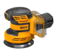 Ingco 20V Lithium-Ion Random Orbit Sander Body Only With 5 Piece Sand Paper
