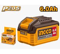 Ingco 6.0Ah Lithium-Ion Battery With Power Indicator. (Note: Can Only Be Shipped With An Ingco Battery Hand Tool)