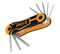 Ingco 8 In 1 Portable Folding Torx Key