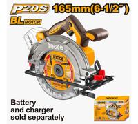 INGCO Circular Saw Brushless Cordless 165mm (Body Only)