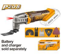 Ingco Multi-Tool Oscillating , 6-Speed, Cordless 20V (Body Only)