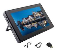 ingcool 7inch HDMI LCD with Case for Raspberry Pi Capacitive Touchscreen 1024×600 IPS Display Screen Monitor Compatible with Raspberry Pi 4B/3B+/3B/Zero/Jetson Nano Support Windows 10/8.1/8/7