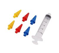 Inge Ear Wax Removal Syringe Kit | Professional Ear Syringe Kit for Removing Ear Wax | Safe Ear Wax Removal for Blocked Ear Cleaning | Includes 6 x Quad Stream Colour Coded Tips